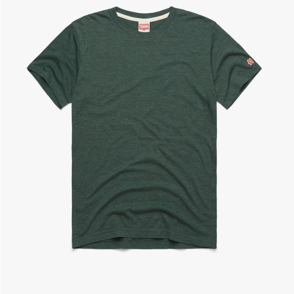 Green Homage Go-To Crewneck Tee